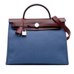Pre-Loved Hermes Toile Herbag Zip 31